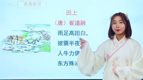 田上古诗讲解，田上古诗意思