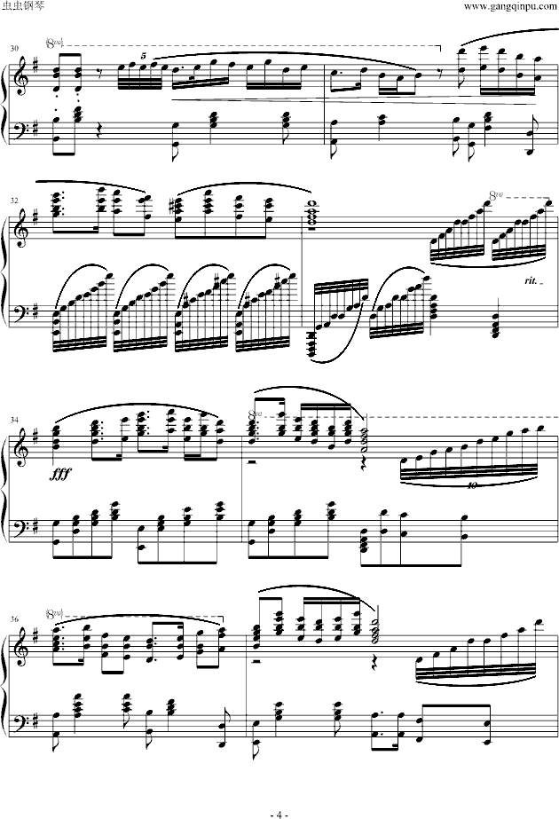 梁山伯与祝英台钢琴谱带指法，梁山伯与祝英台钢琴谱简易版