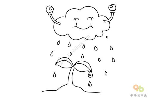 春天的简笔画 景色，春天的花简笔画