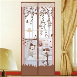 卧室门适合挂哪种门帘