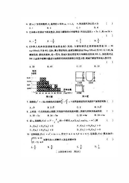 2012陕西高考数学命题难度