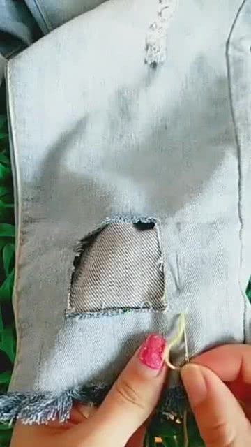 缝补店铺创意招牌，缝补小技巧视频