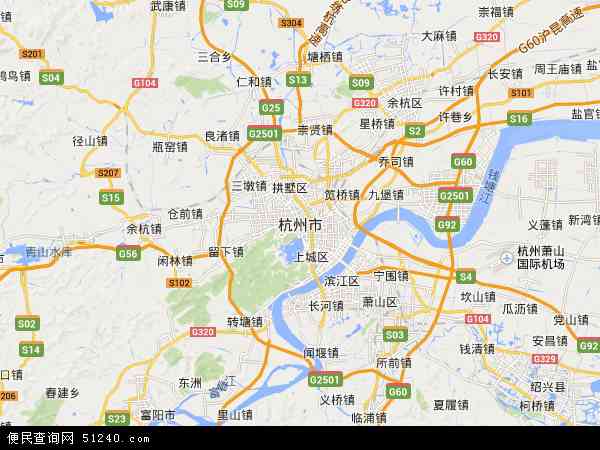 杭州电子地图e都市，杭州电子地图简图