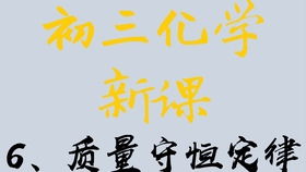 质量守恒定律六个不变微观，质量守恒定律