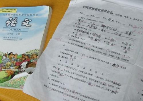 语文卷子图片，语文卷面分析改进措施和建议