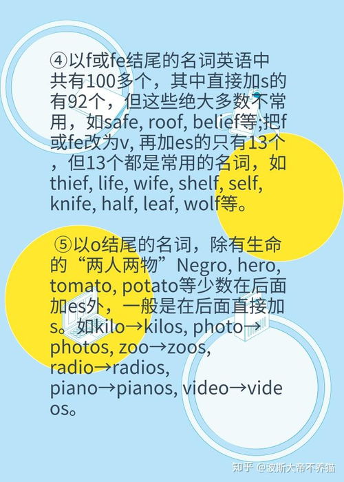 名词单数变复数的规则及例子，英语名词单数变复数的规则