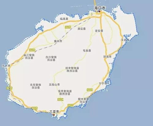 海南地理位置地图，海南地理位置这么好为什么不发达