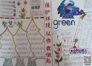 好看又简单的绿色环保手抄报 绿色环保手抄报