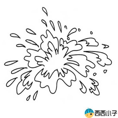 水简笔画彩色，水果简笔画