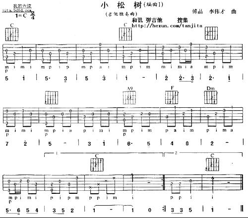 吉他入门歌曲简单谱子有哪些?