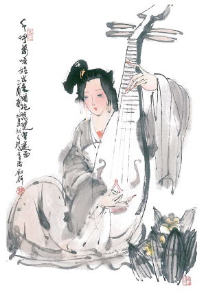 半遮琵琶半遮面啥意思，犹抱琵琶半遮面的寓意和象征