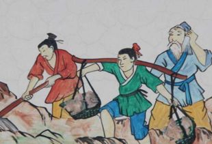 箕畚运于渤海之尾的于，叩石垦壤,箕畚运于渤海之尾
