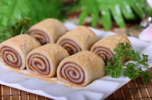 驴打滚图片图片，北京小吃驴打滚图片