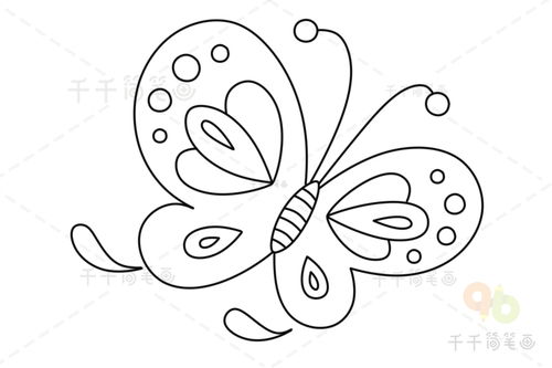 蝴蝶简笔画
