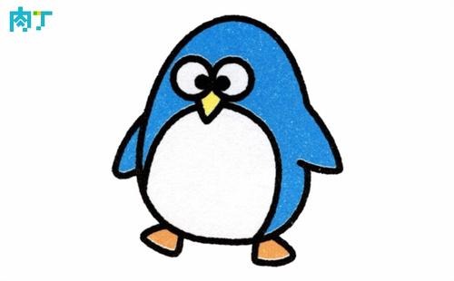 企鹅出生时的简笔画，企鹅出生图片