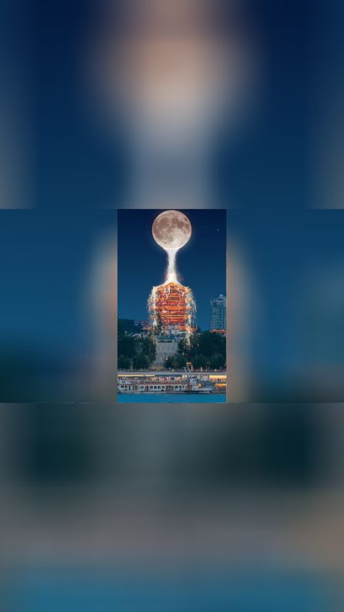 中秋节夜晚的图片大全，中秋夜晚图片配诗词