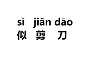 剪的拼音和组词