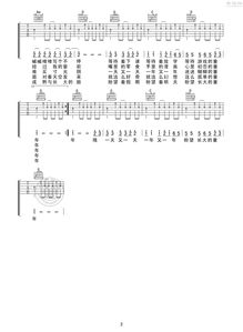你的样子吉他谱简单版，你的样子吉他谱扫弦版