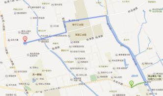 山东省青岛市胶南到积米涯港导航地图