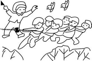 拔河比赛看图写话三年级300字，老师为了让我们拔河比赛看图写话