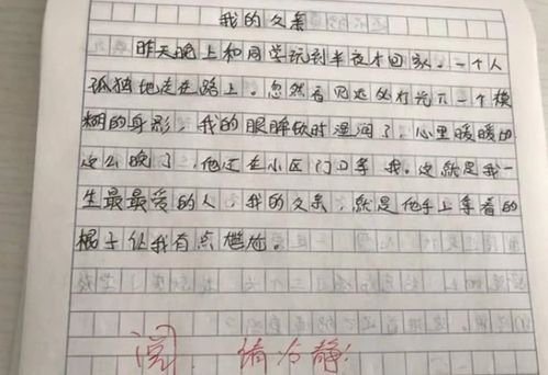 我的爸爸作文