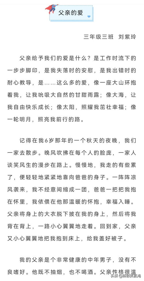 父亲节作文300字左右三年级，父亲节作文600字左右