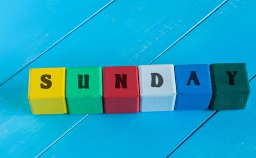 星期一到星期日的英文缩写是什么?