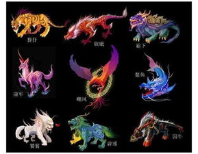 龙生九子是哪九子，龙的9个儿子的图片