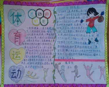 体育锻炼手抄报简单又漂亮，体育锻炼手抄报简单