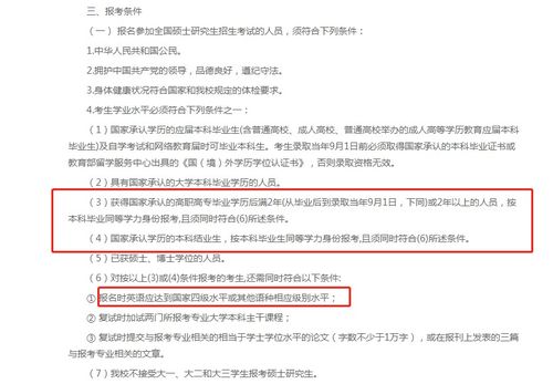 考研英语需要过四级么