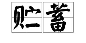 贮蓄的拼音怎么读