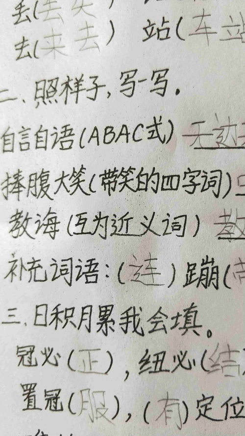 带笑的四字词语二年级，带笑的四字词语有哪些成语