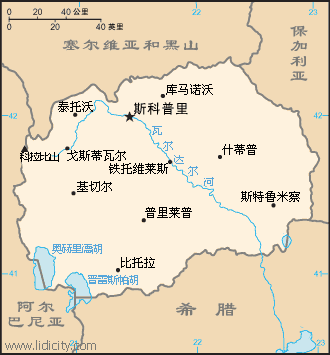 马其顿地图位置，马其顿地图位置世界地图