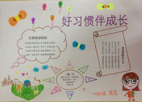 养成良好的手抄报