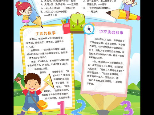 数学与生活手抄报内容，数学与生活内容