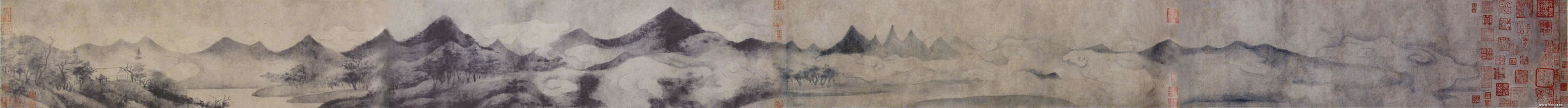 米友仁父子，米友仁代表作