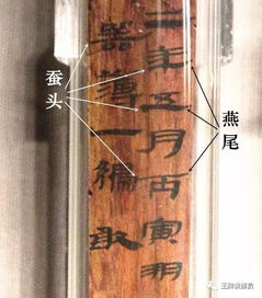 蚕头燕尾示意图，蚕头燕尾的燕到底是哪个燕