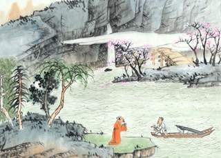 桃花溪张旭书法作品，桃花溪张旭表达了诗人什么感情