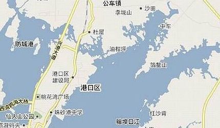 防城港属于哪个省哪个市附近水是海水吗?，看海去北海还是防城港