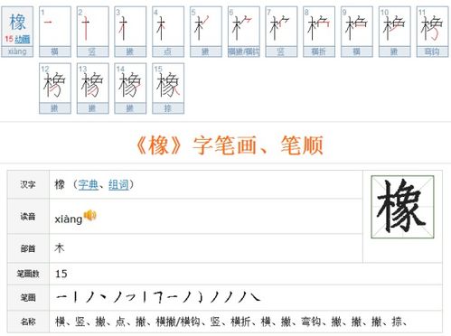 橡皮的笔顺怎么写，像的笔顺