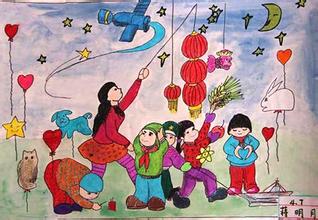 2021春节海报图片简单漂亮-简单儿童春节画画精美漂亮2021