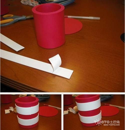 笔筒手工制作图片，笔筒手工制作方案