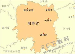 湖南地图全图高清版旅游图，湖北湖南地图全图