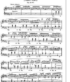 小狗圆舞曲钢琴谱简谱，小狗圆舞曲钢琴谱几级