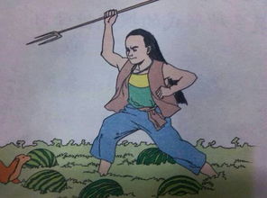 少年闰土的第一自然段描写了闰土的哪里?