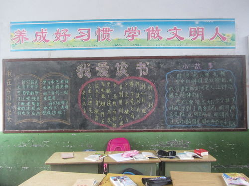 读书小报简单又漂亮，读书板报内容