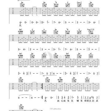 民谣吉他谱c调，民谣吉他谱怎么看