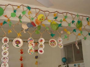幼儿园吊饰挂饰 图片，幼儿园吊饰环创