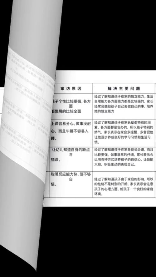 幼儿园家访记录内容怎么写，幼儿园家访记录内容表