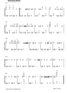 时间煮雨简谱图片，时间煮雨简谱郁可唯